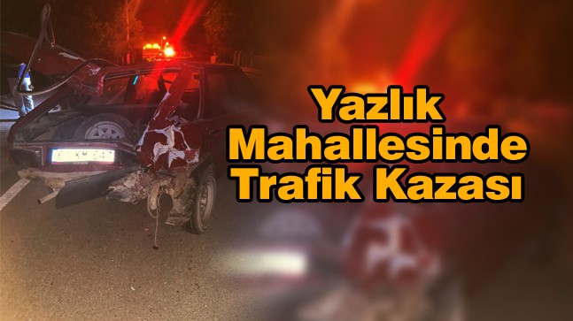 Yazlık Mahallesinde Trafik Kazası: 1 Kişi Yaralandı