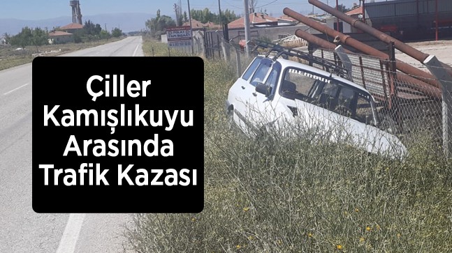 Ereğli’de Trafik Kazası: 1 Kişi Yaralandı