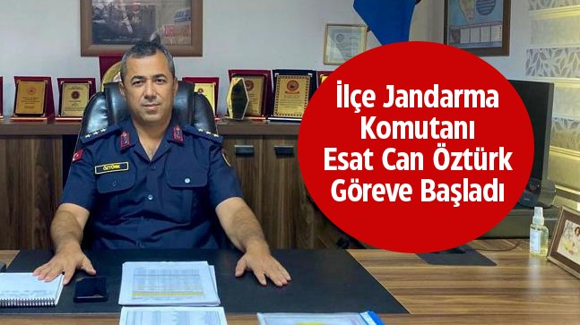 Ereğli İlçe jandarma Komutanlığına Esat Can Öztürk Atandı