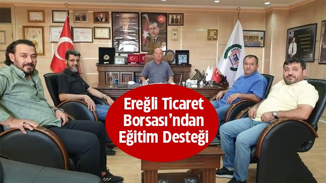 Ereğli Ticaret Borsasından Kırtasiye Desteği