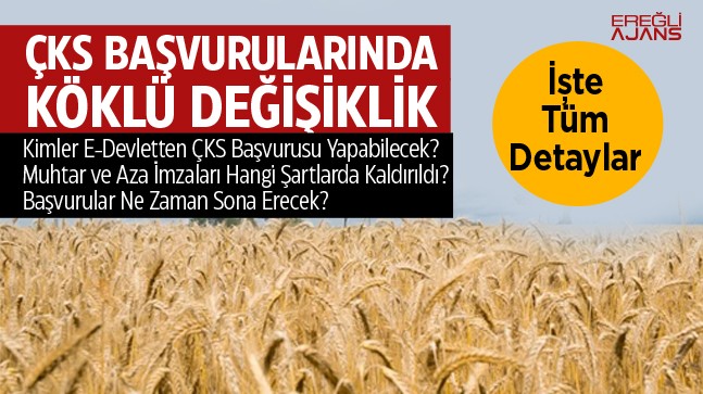 ÇKS Kayıtlarında Köklü Değişikliğe Gidildi. Başvurular E-Devlet Üzerinden Yapılacak