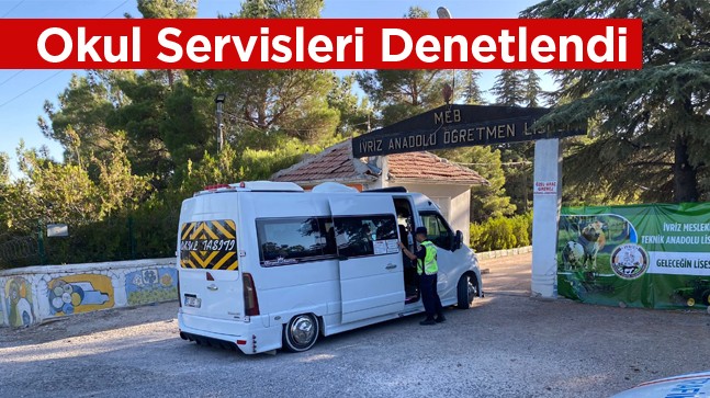 Okulun İlk Gününde Servislere Sıkı Denetim