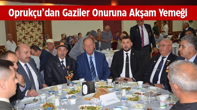 Oprukçu Gazilerle Yemekte Bir Araya Geldi