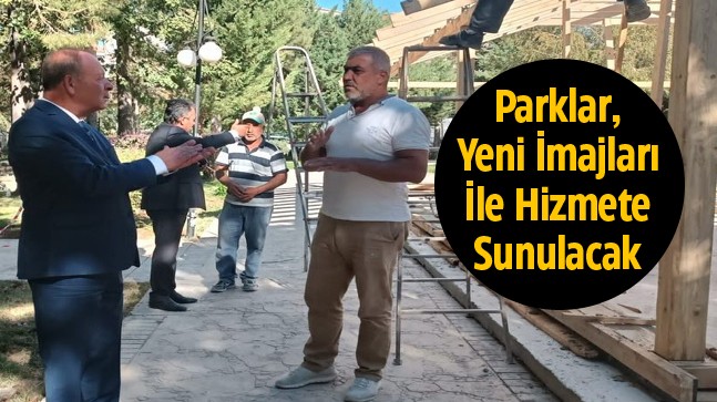 Oprukçu; Parklarda Devam Eden Düzenleme ve Yenileme Çalışmalarını İnceledi