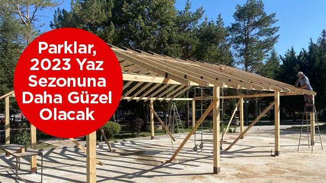 Parklarda Yenileme Çalışmaları Sürüyor