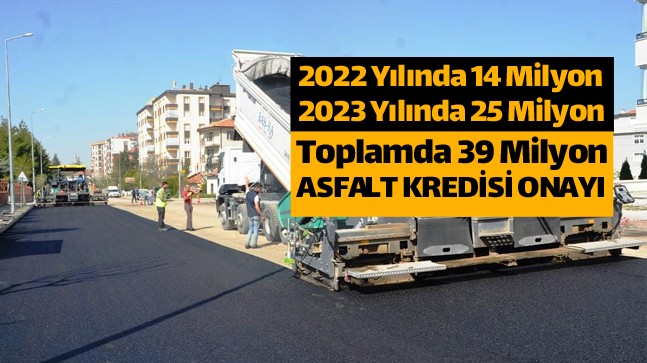 Ereğli Belediyesine 39 Milyon liralık Asfalt Kredisi Onayı