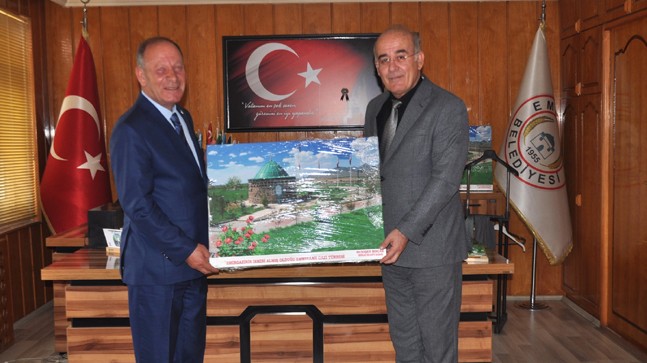 Başkan Oprukçu, Emirgazi Belediye Başkanı Nurişen Koçak’ı Makamında Ziyaret Etti