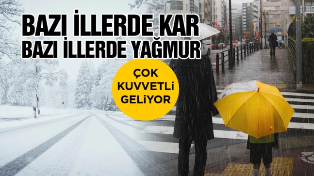 Meteoroloji Uyardı Yağışlı Havanın Etkisine Giriyoruz.