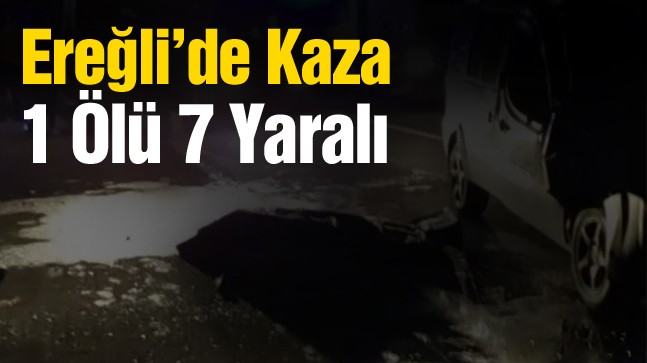 Tıra Arkadan Çarpan Araçta Bulunan 1 Kişi Hayatını Kaybetti, 7 Kişi Yaralandı