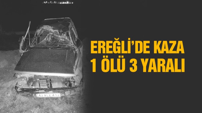 Yoldan Çıkan Araç Takla Attı: 1 Ölü 3 Yaralı