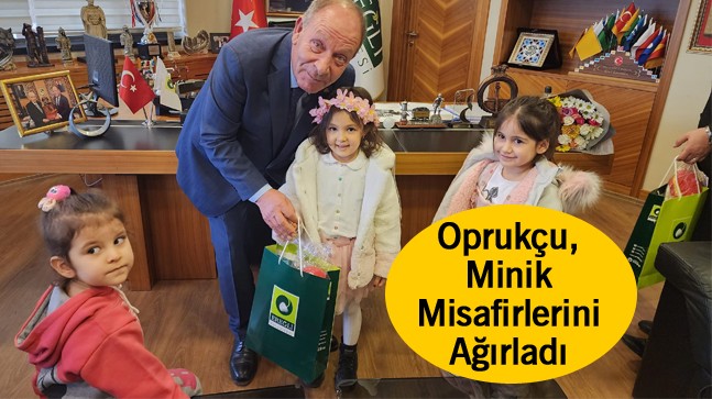 Miniklerden Başkan Oprukçu’ya Teşekkür Ziyaretleri