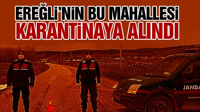 Mahalle Karantinaya Alındı. Hayvan Pazarı Kapatıldı