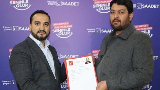 Saadet Partisi Ereğli İlçe Başkan Yardımcısı Yusuf Alagöz Aday Adaylığı Başvurusunu Yaptı