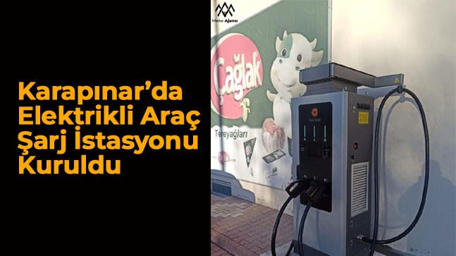 Karapınar İlçesinde Elektrikli Araç Şarj İstasyonu Kuruldu