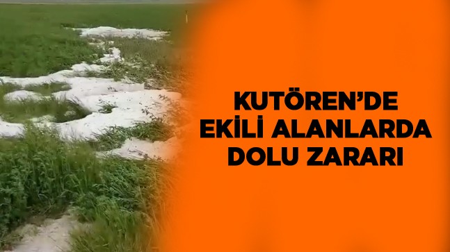 Kutören Mahallesinde Dolu Yağışı