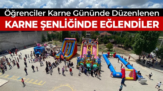 Öğrencilere Festival Gibi Karne Şenliği Sürprizi