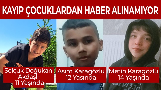 Ereğli’de Kayıp Çocuklardan Haber Alınamıyor