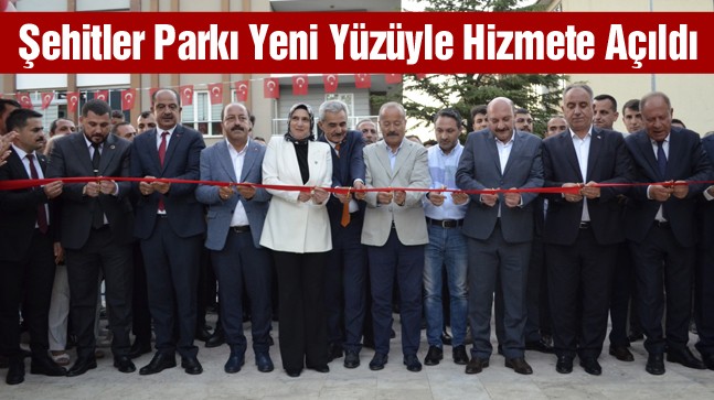 Şehitler Parkı Yeni Yüzüyle Açıldı. Açılışta Ahmet Şafak Sahne Aldı