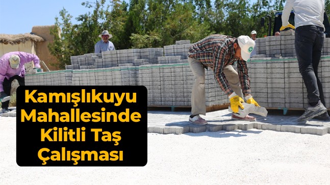 Ereğli Belediyesi Parke Taşı Çalışmalarını Sürdürüyor