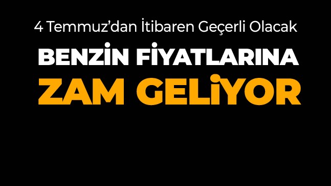 Benzin Fiyatlarına 2 TL Zam Geliyor