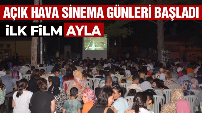 Ereğli Belediyesi Açık Hava Sinema Günlerinin İlki Düzenlendi. Etkinlik 5 Gün Boyunca Devam Edecek