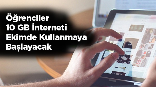 Öğrencilere Ücretsiz Mobil İnternet Ekim Ayında Kullanıma Açılacak