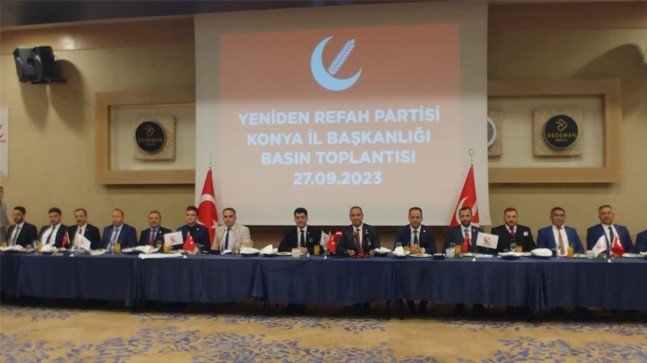 Yeniden Refah Partisi Konya İl Yönetimi Belli Oldu