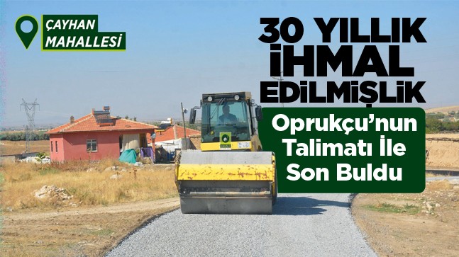 Çayhan Mahallesinde Yıllardır İhmal Edilen Sokaklar Asfaltlandı