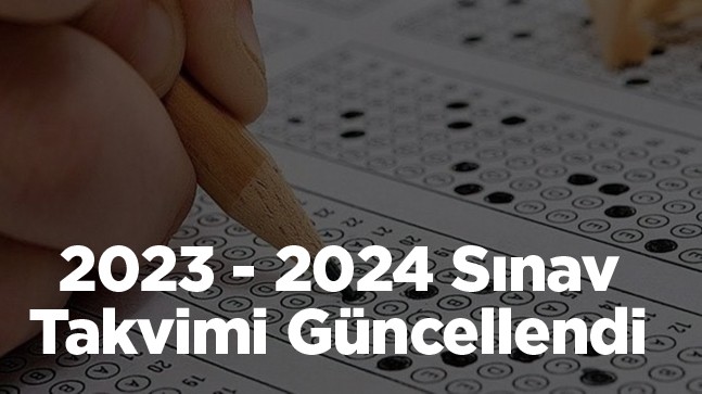 Sınav Takviminde Değişikliğe Gidildi