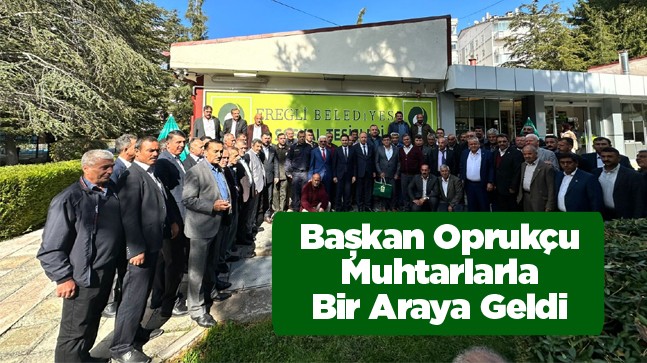 Başkan Oprukçu Muhtarlar Onuruna Yemek Programı Düzenledi