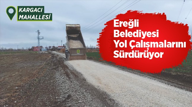 Ereğli Belediyesi Yol Bakım ve Onarım Çalışmalarını Sürdürüyor