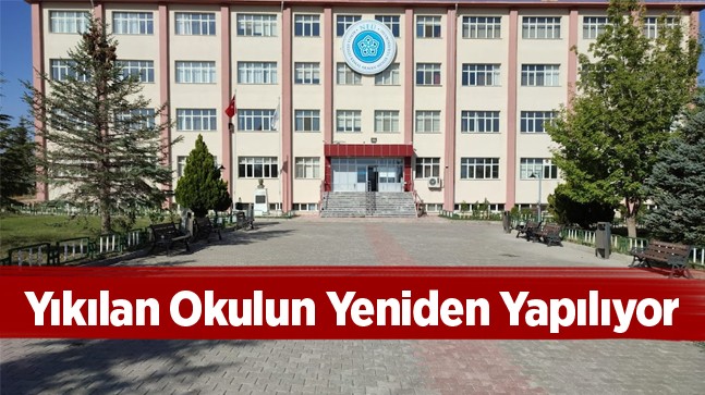 Ağır Hasar Raporu İle Yıkılan Yüksekokul Binası Yeniden Yapılıyor