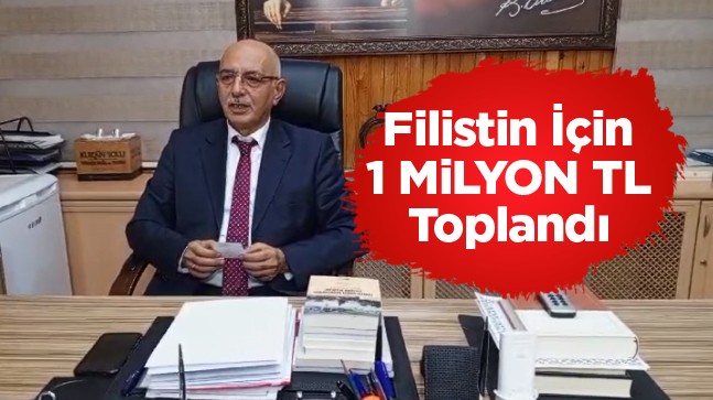 Filistin Kermesinden Elde Edilen 1 Milyon TL Diyanet Vakfı Filistin Hesabına Aktarıldı