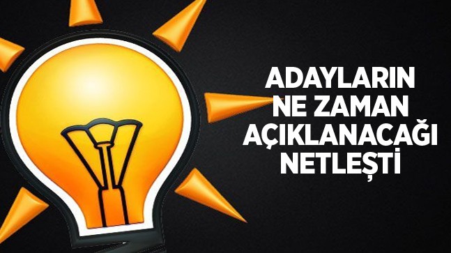 AK Parti’nin Belediye Başkan Adaylarını Açıklayacağı Tarih Belli Oldu