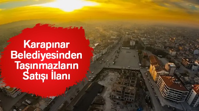 Karapınar Belediyesi Rezerv Yapı Alanı İçerisinde Yer Alan Taşınmaz Hisseleri Satışa Sunacak