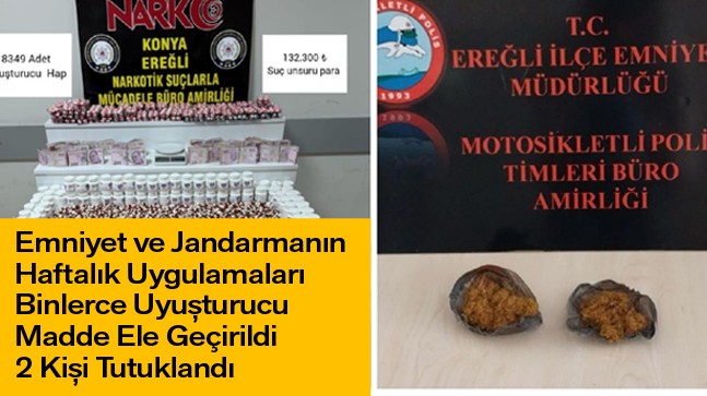 Emniyet ve Jandarmanın Haftalık Uygulamalarında Suçlulara Göz Açtırılmadı