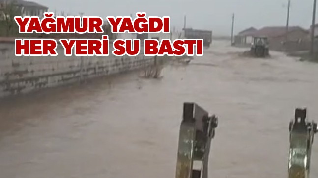 Yağmur Nedeni İle Oluşan Sel Tarlalarda Hasara Neden Oldu