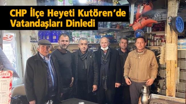 Kutören Mahallesi Sakinleri Büyükşehir Yasasından Şikayetlerini Dile Getirdiler