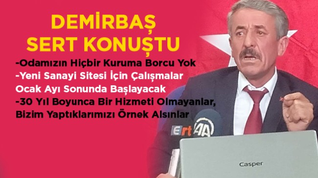 Arif Demirbaş, Oda Yönetimi ve Kendisi İle İlgili İddialara Sert Yanıt Verdi