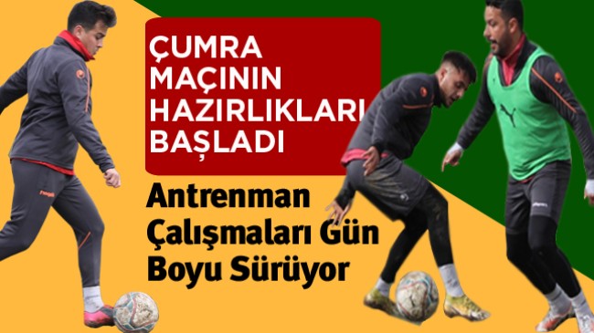 Ereğlisporlu Oyuncular Çumra Maçı Hazırlıklarına Başladı