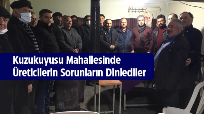 CHP Heyeti Kırsal Mahallelerde Üreticilerin Sorunlarını Dinlemeye Devam Ediyor