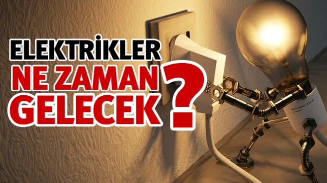 Ereğli’de Elektrikler Saat Kaçta Gelecek?