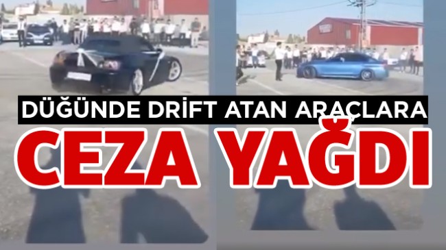 Ereğli’de Bir Düğünde Drift Atan 4 Araca 36 Bin 500 Lira Ceza Yazıldı