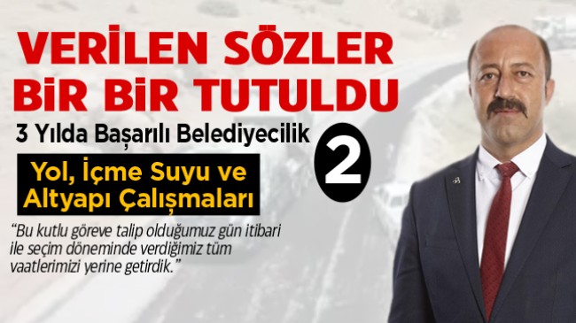 Halkapınar Belediyesinin 3 Yıllık Başarılı Karnesi 1 – Yol, İçme Suyu ve Altyapı Çalışmaları