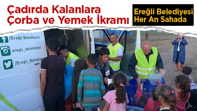 Ereğli Belediyesi Ekipleri Sel Mağdurlarının Yanında… Çalışmalar Gece Saatlerine Kadar Sürdü