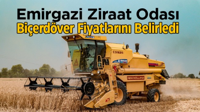 Emirgazi Ziraat Odası, Biçerdöver ve Balya Fiyatları Belirledi