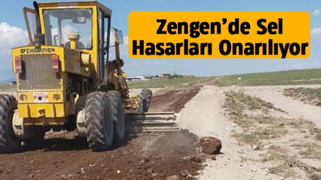 Ereğli Beledyesi Ekipleri Selden Hasar Gören Zengen’de Yol Çalışmalarını Başlattı