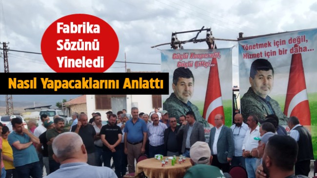 Talha Üzer Fabrika Sözlerini Yineledi. Ereğli, Karaman ve Karapınar’a 3 Fabrika Sözü