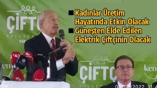 CHP Genel Başkanı Kemal Kılıçdaroğlu Karapınar’da Konuştu