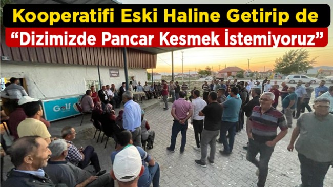 Üreticiler Talha Üzer’e Destek Sözü Verdi. Yapılan Hizmetler İçin Teşekkür Etti